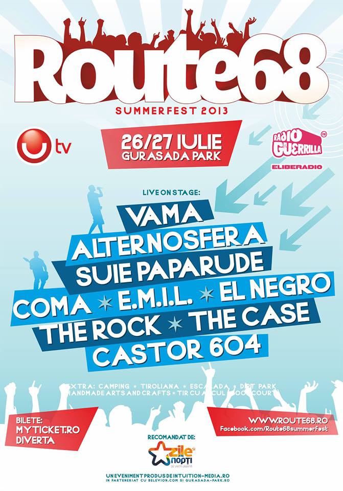 ROUTE 68 SUMMERFEST cu Vama, Coma, Alternosfera si Suie Paparude