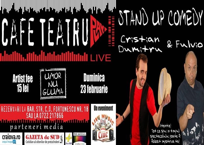 Stand Up Comedy @ Cafe Teatru Play