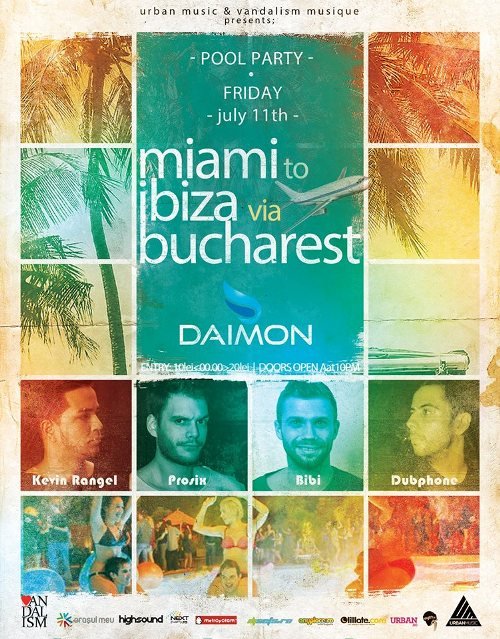 Miami to via Bucharest