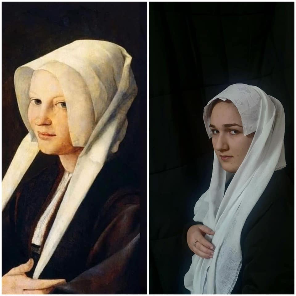 Jan van Scorel, ‘Agata van Schoonhoven’ reinterpretata de Daria Negrut    1717