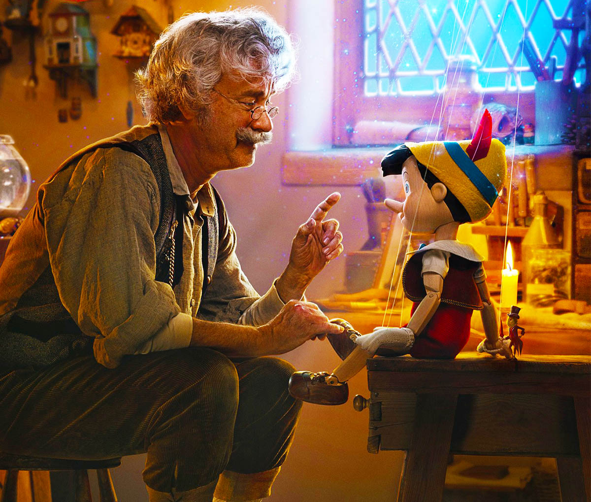 Filmul Pinocchio cu Tom Hanks Geppetto, in regia lui Robert Zemeckis, e