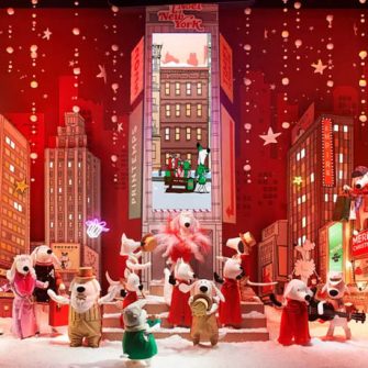 Galerie foto. Cum arata vitrinele marilor magazine din Paris, Londra, New York si Mexic decorate de sarbatori.