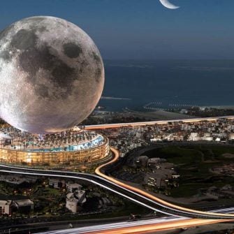 Un hotel in forma de Luna, cu 4.000 de camere se construieste in Emiratele Arabe Unite.Investitia este estimata la 5 miliarde de dolari.